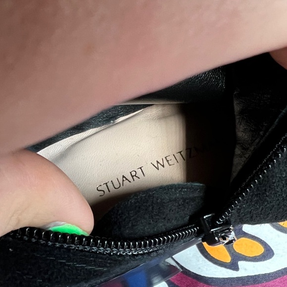 NEW! Stuart Weitzman suede black knee high boots - Picture 6 of 9